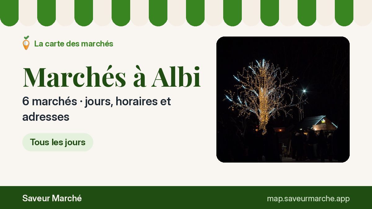 Marchés du mardi à Albi