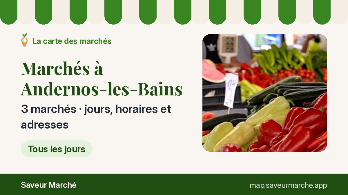 Marchés du mardi à Andernos-les-Bains