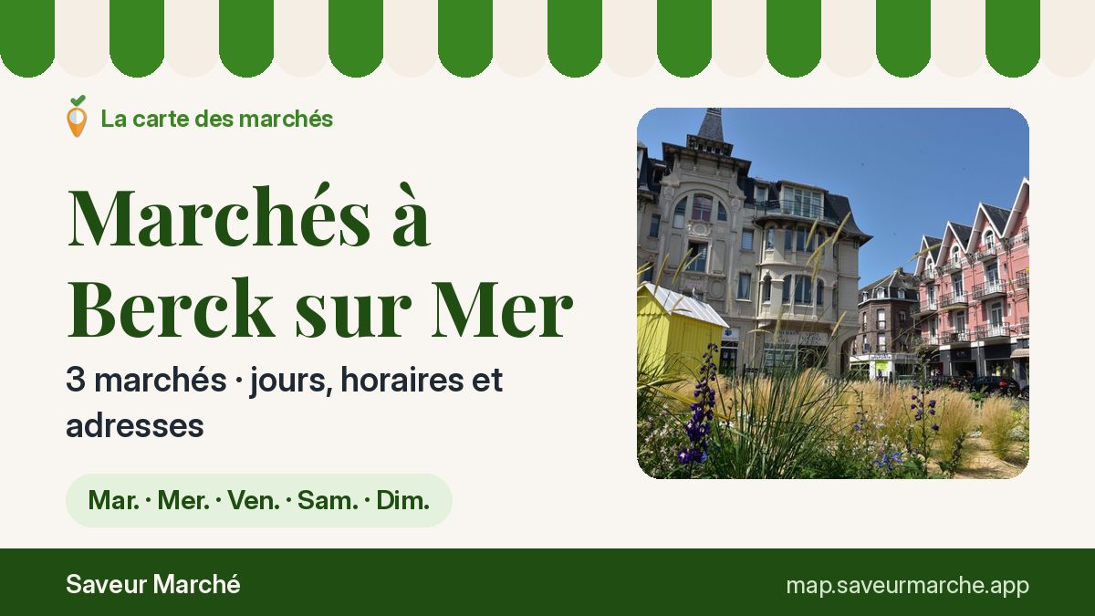 Marchés du mardi à Berck sur Mer