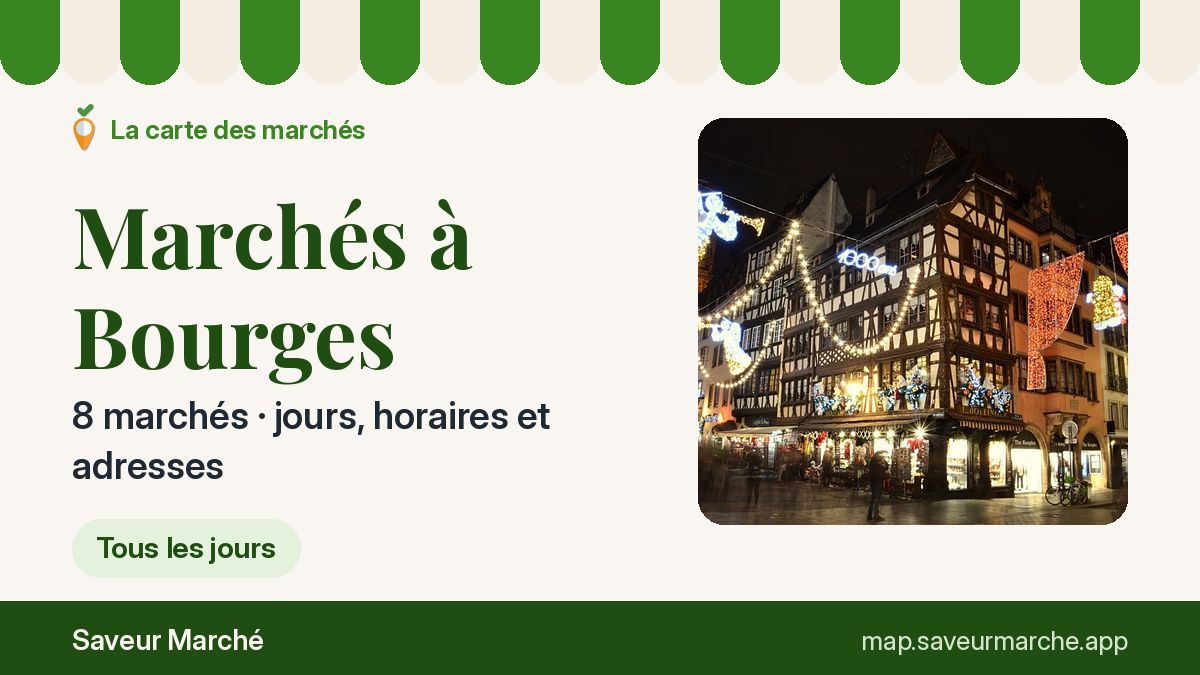 Marchés du jeudi à Bourges