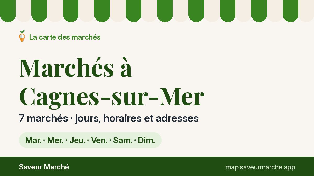 Marchés du jeudi à Cagnes-sur-Mer