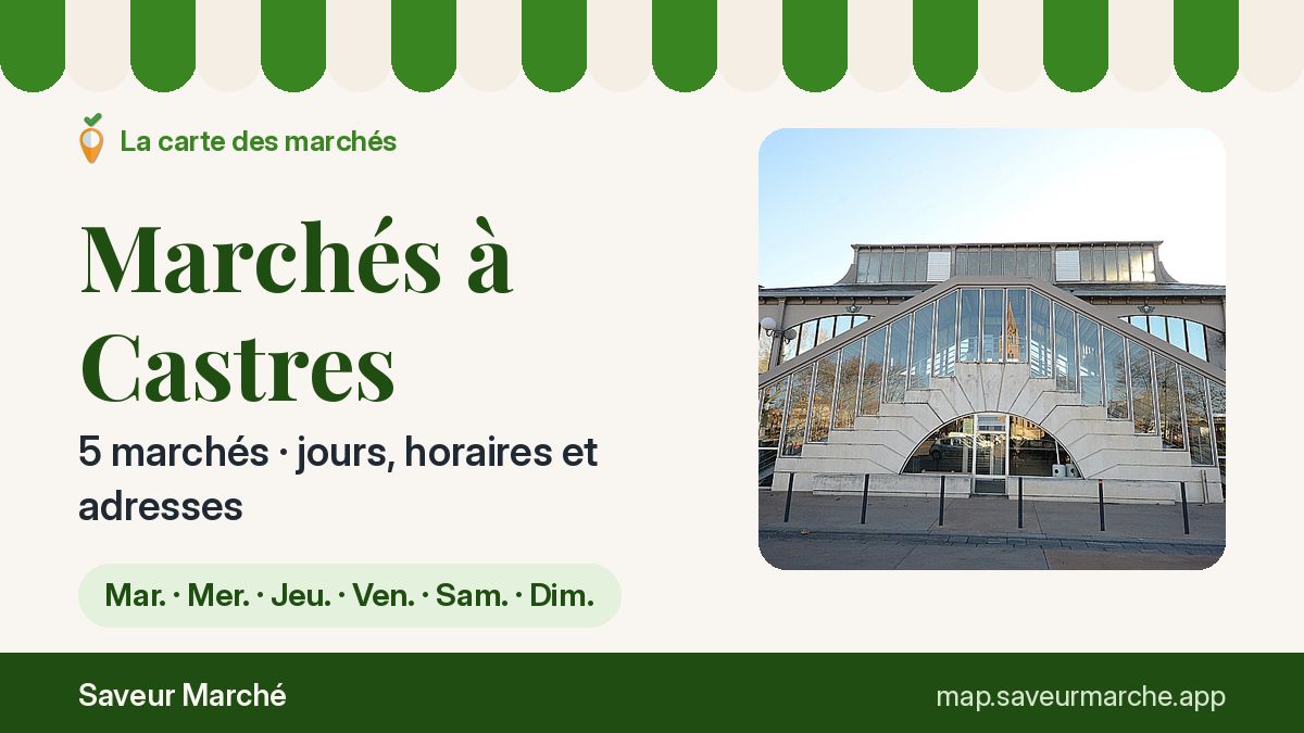 Marchés du samedi à Castres