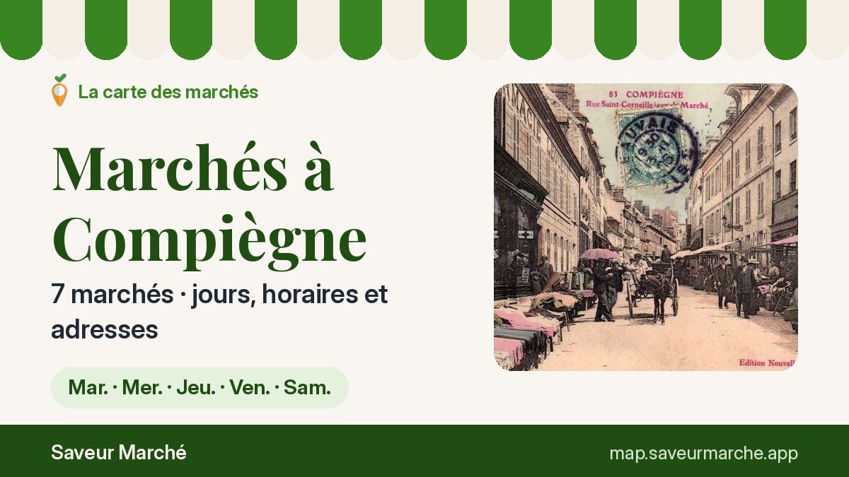 Marchés du mercredi à Compiègne