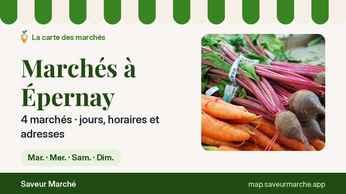 Marchés du mercredi à Épernay