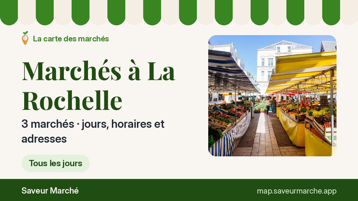 Marchés du vendredi à La Rochelle