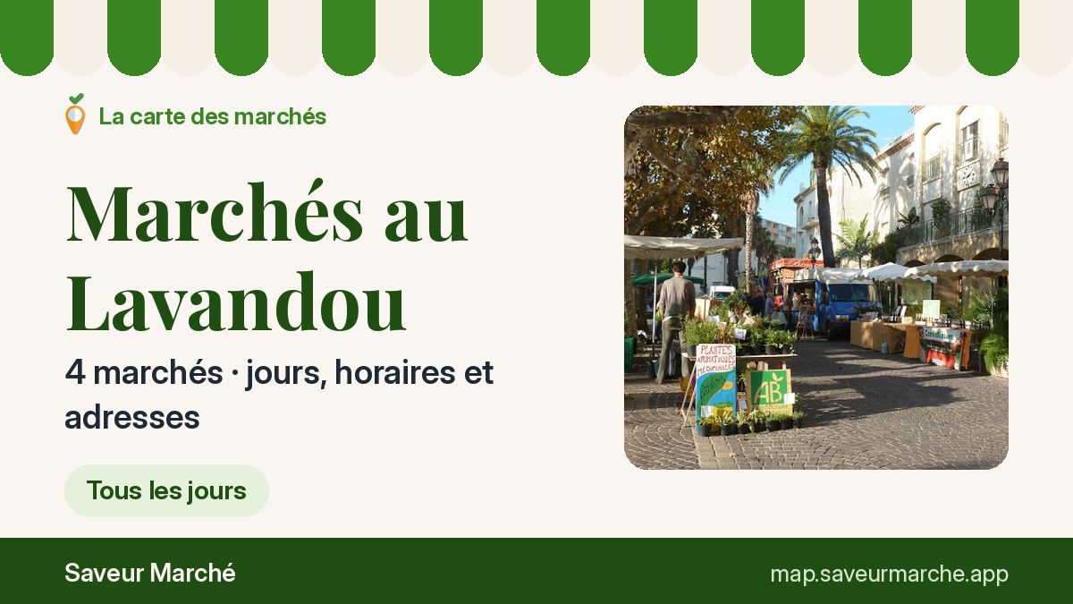 Marchés du lundi au Lavandou