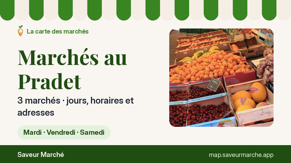 Marchés du vendredi au Pradet