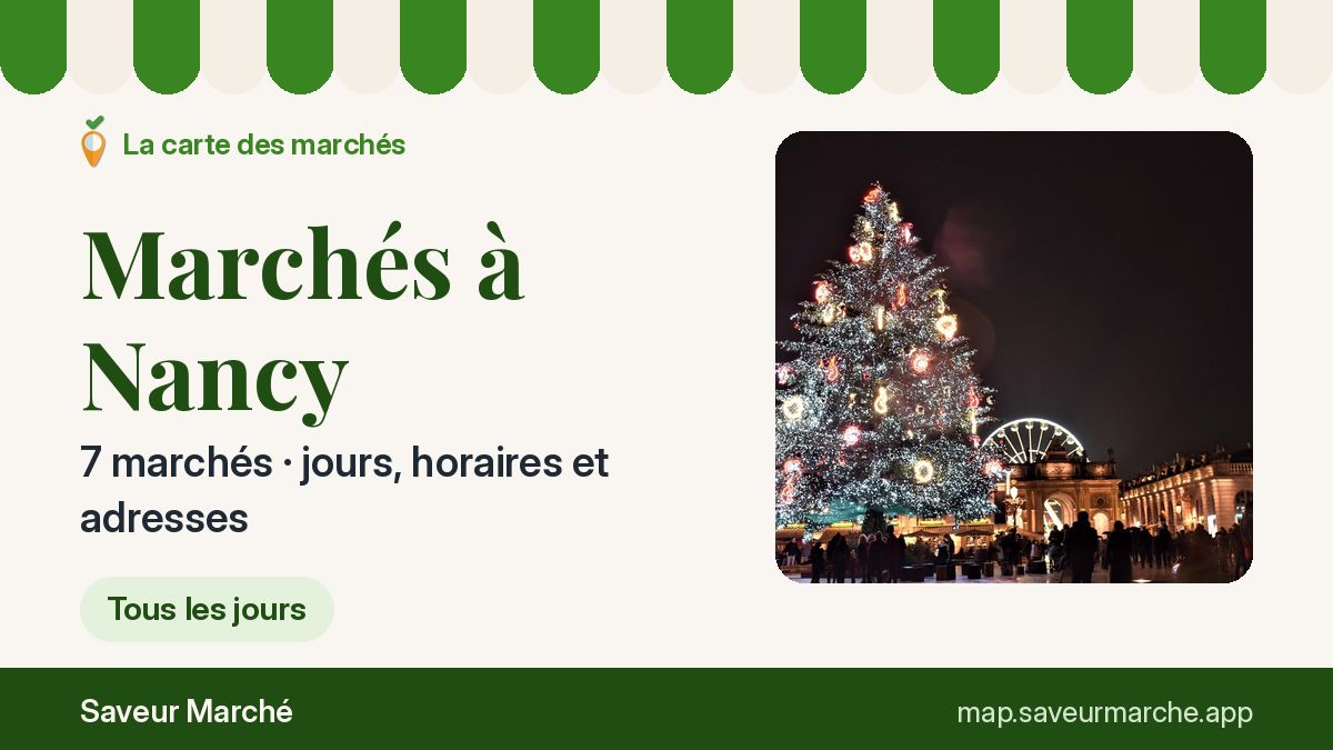 Marchés du dimanche à Nancy