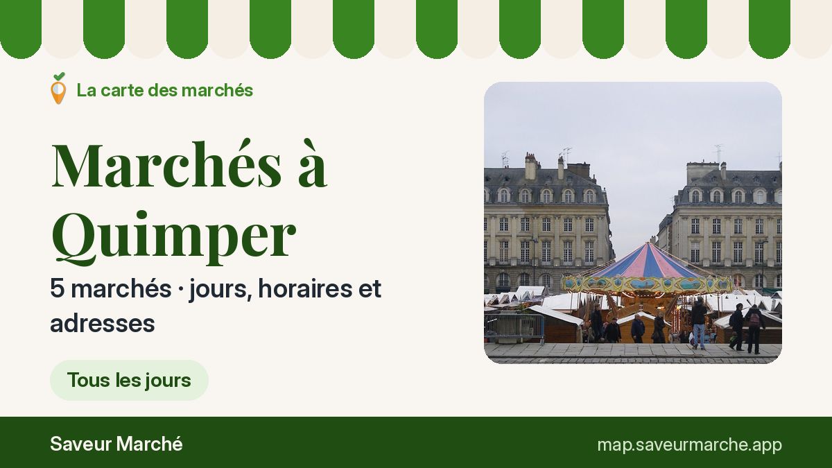 Marchés du dimanche à Quimper