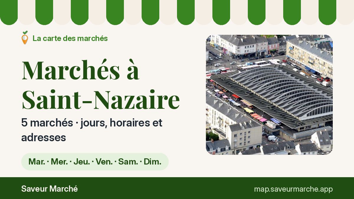 Marchés du jeudi à Saint-Nazaire