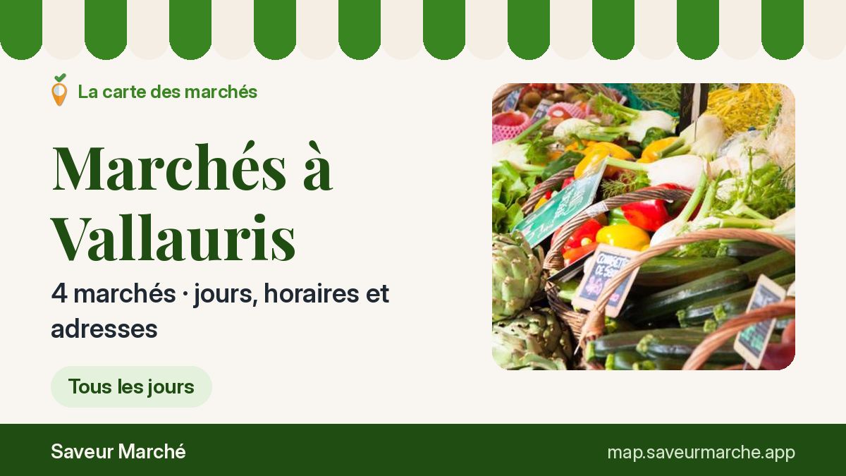 Marchés du vendredi à Vallauris