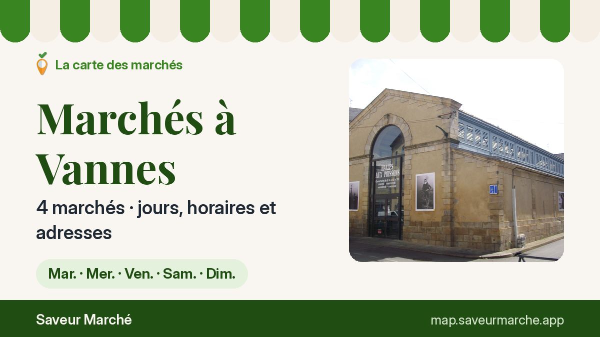 Marchés du vendredi à Vannes