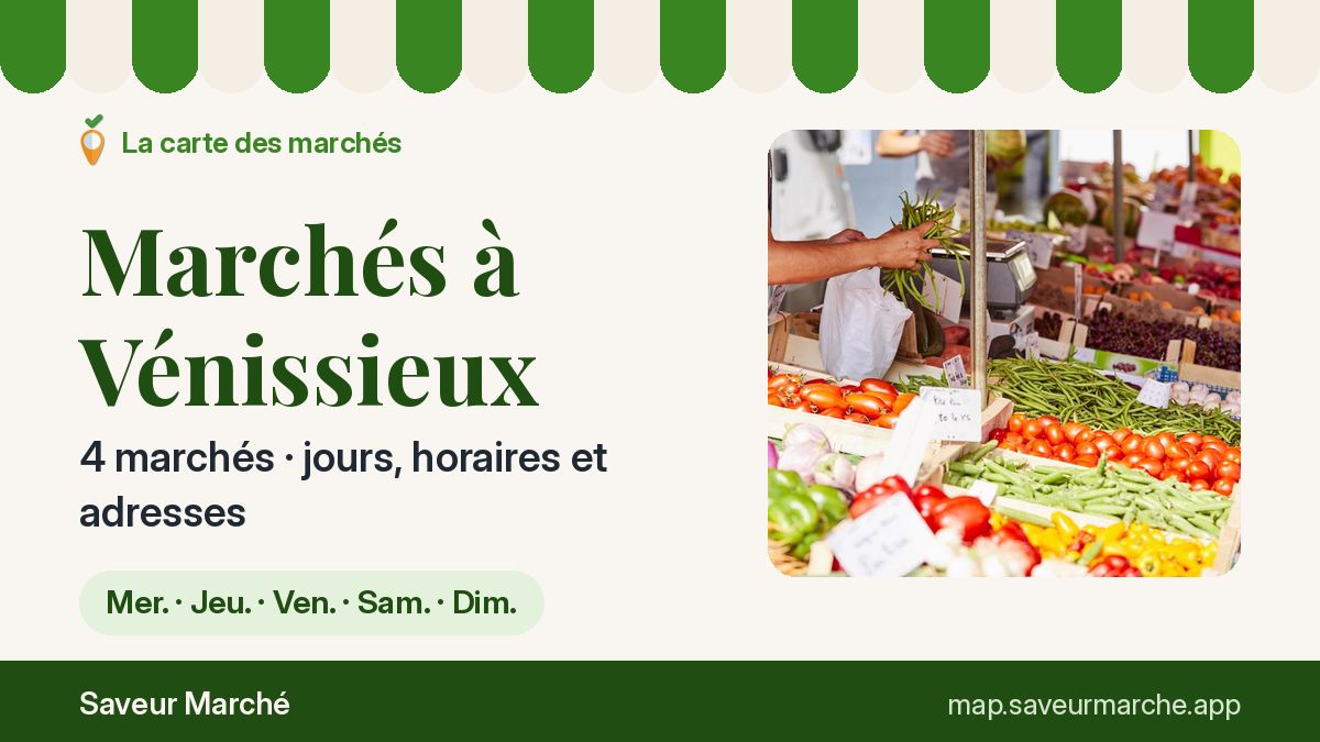 Marchés du jeudi à Vénissieux