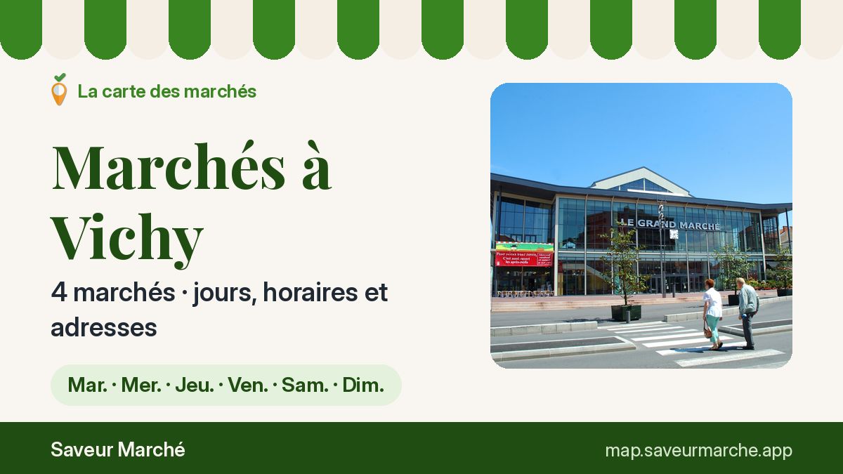 Marchés du dimanche à Vichy
