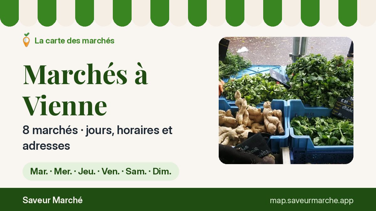 Marchés du mardi à Vienne