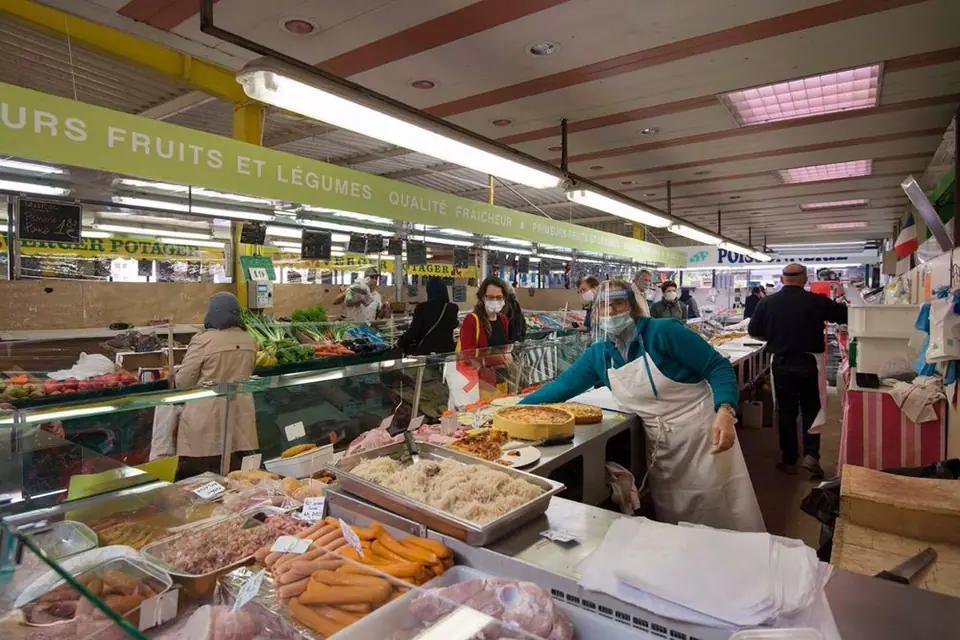 Marché du Centre à Villeneuve-la-Garenne (92)