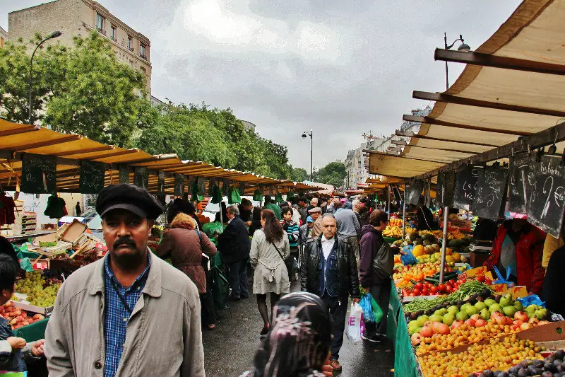 Marché Belleville à Paris 11e