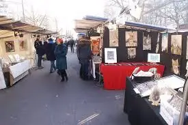 Marché de la création Edgar Quinet à Paris 14e