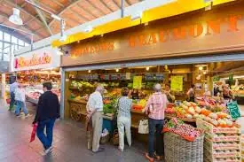 Marché des Halles au Havre (76)