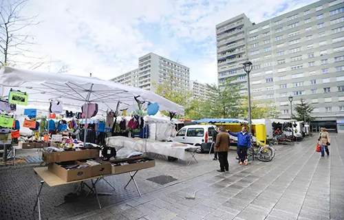 Marché de l'Esplanade à Strasbourg (67)