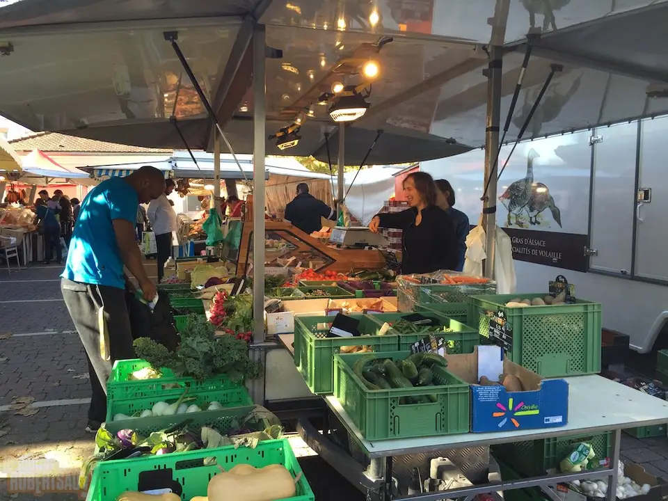 Marché de la Robertsau à Strasbourg (67)