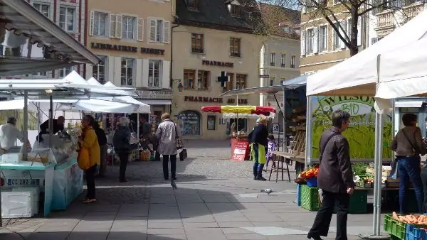 Marché Place de la Réunion à Mulhouse (68)