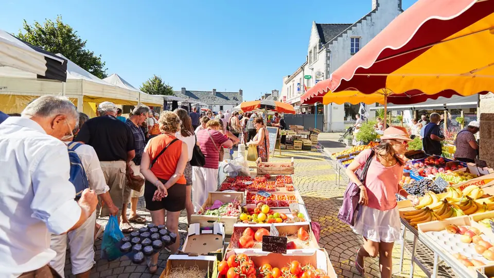 Marché du Centre à Morlaix (29)