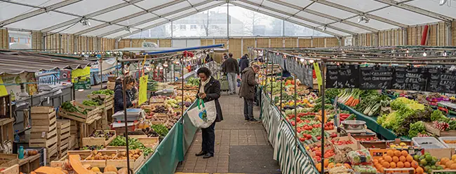 Marché de Maurepas à Rennes (35)