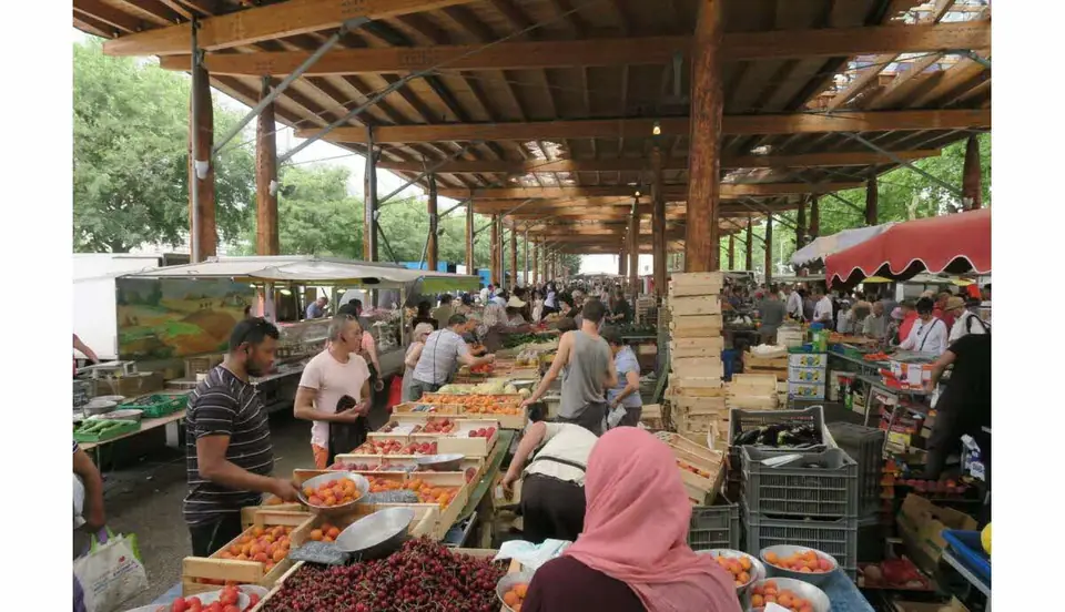 Marché des Etats-Unis à Lyon 8e