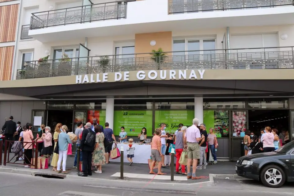 Marché des Halles à Gournay-sur-Marne (93)