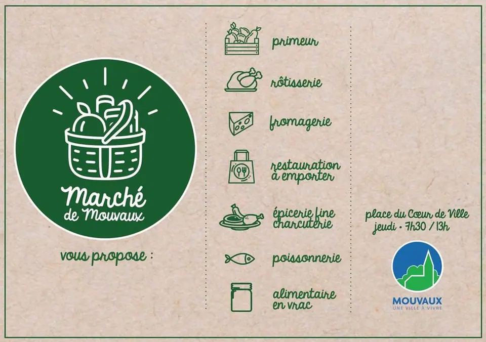 Marché du Cœur de Ville à Mouvaux (59)