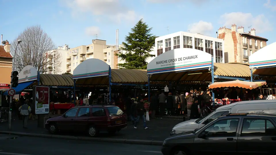 Marché de la Croix de Chavaux à Montreuil (93)