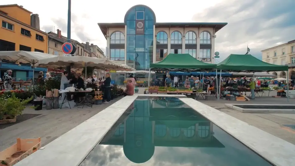 Marché des Halles à Marmande (47)