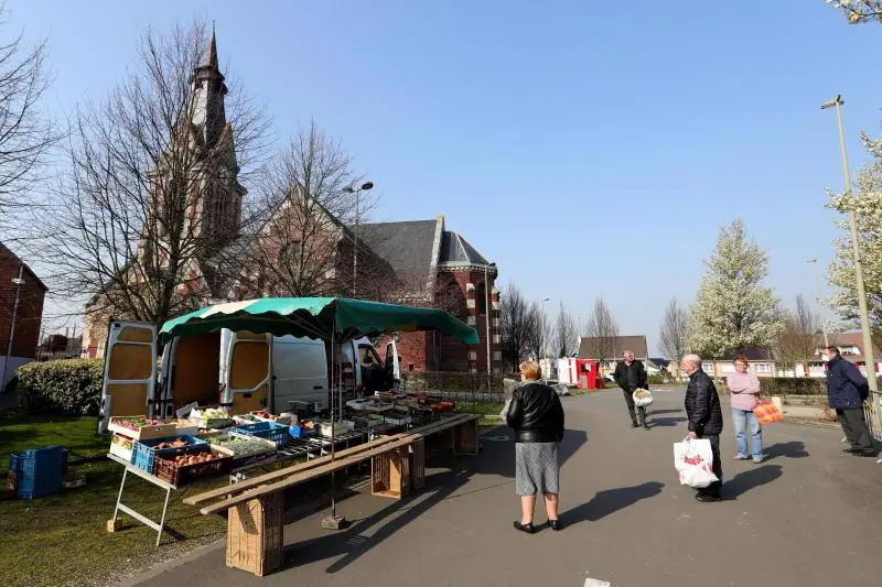 Marché du Centre à Hinges (62)