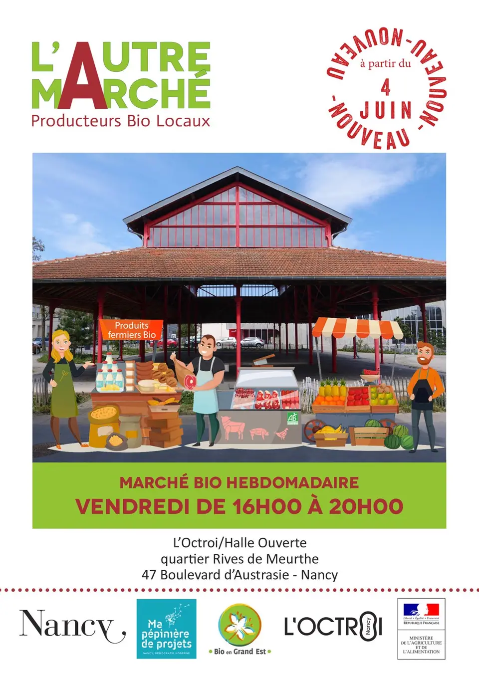 Marché de Producteurs à Nancy (54)
