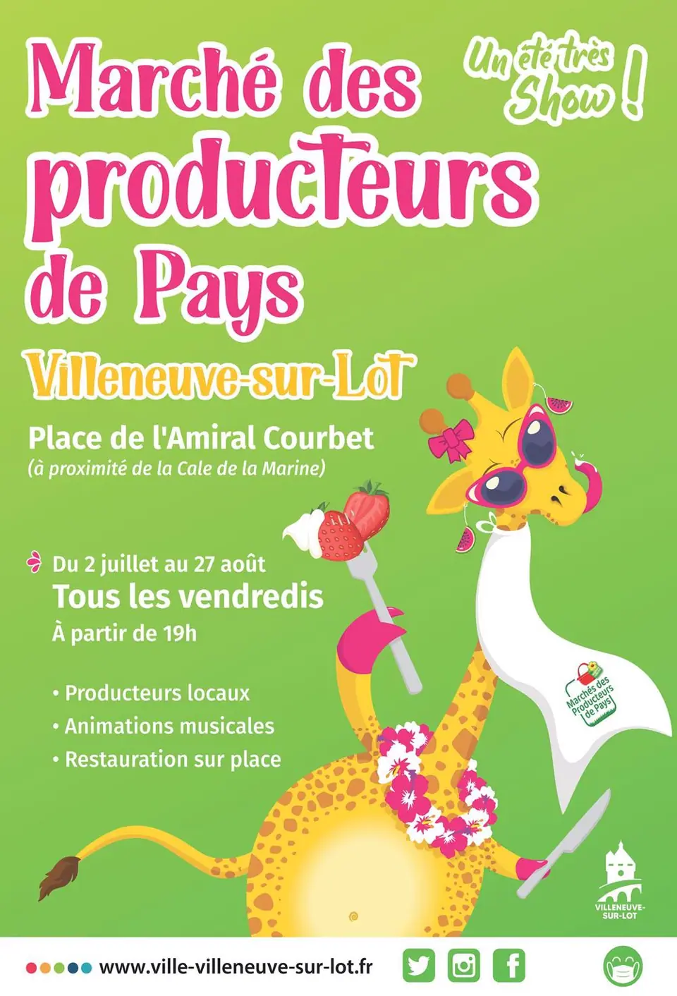 Marché des producteurs de Pays à Villeneuve-sur-Lot (47)