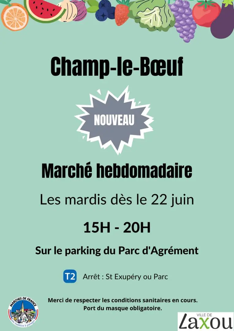 Marché de Champ-le-Boeuf à Laxou (54)