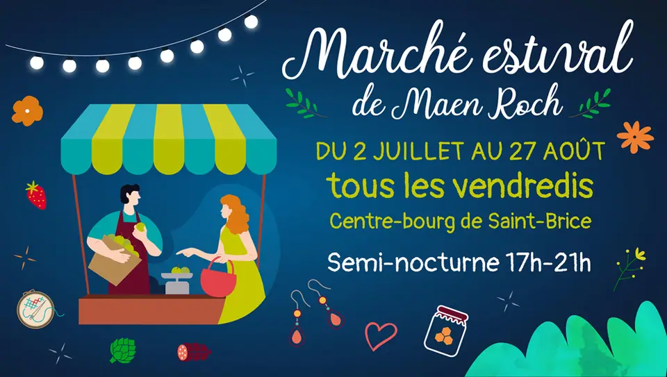 Marché Estival à Maen Roch (35)