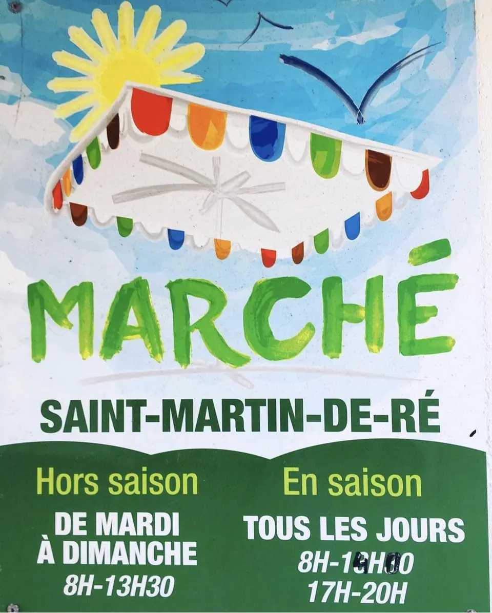Marché du Centre à Saint-Martin-de-Ré (17)