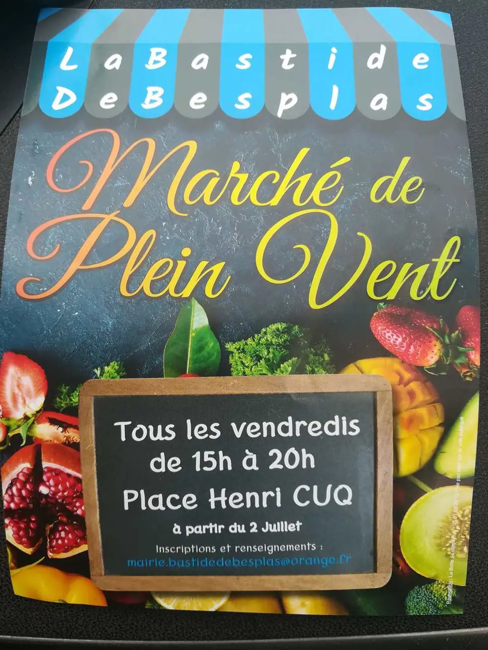 Marché du Centre à La Bastide-de-Besplas (09)