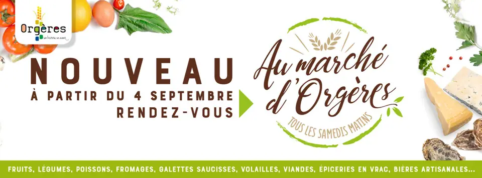 Marché du Centre à Orgères (35)