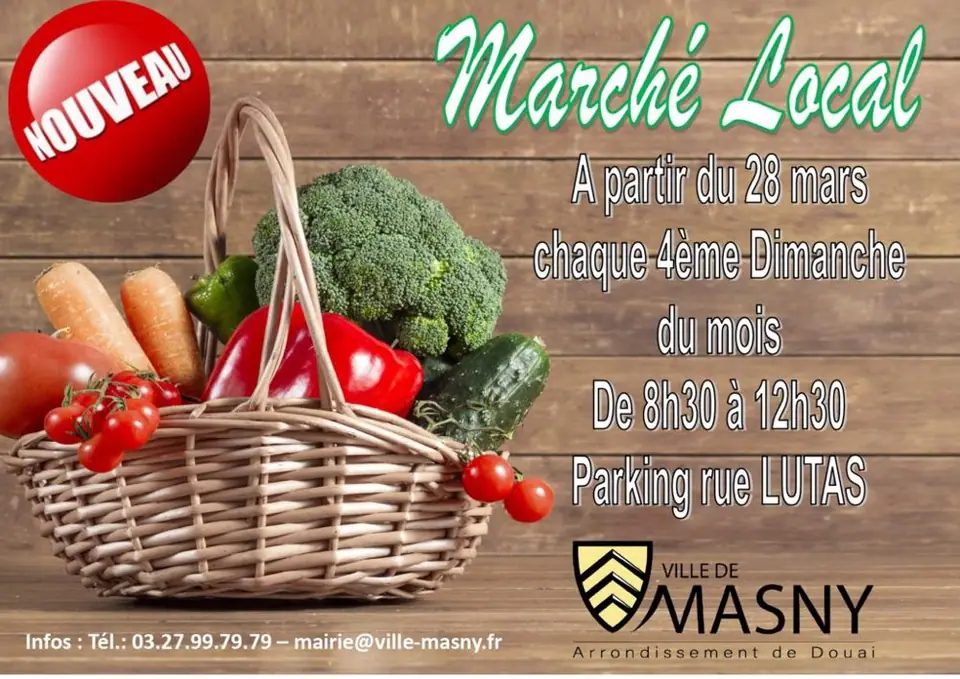 Marché de producteurs à Masny (59)