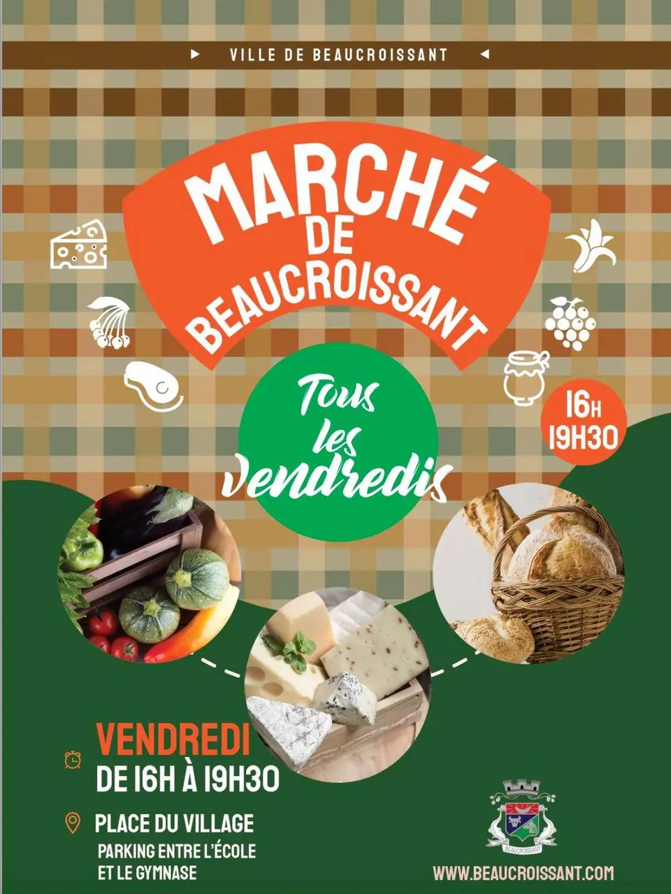 Marché du Centre à Beaucroissant (38)