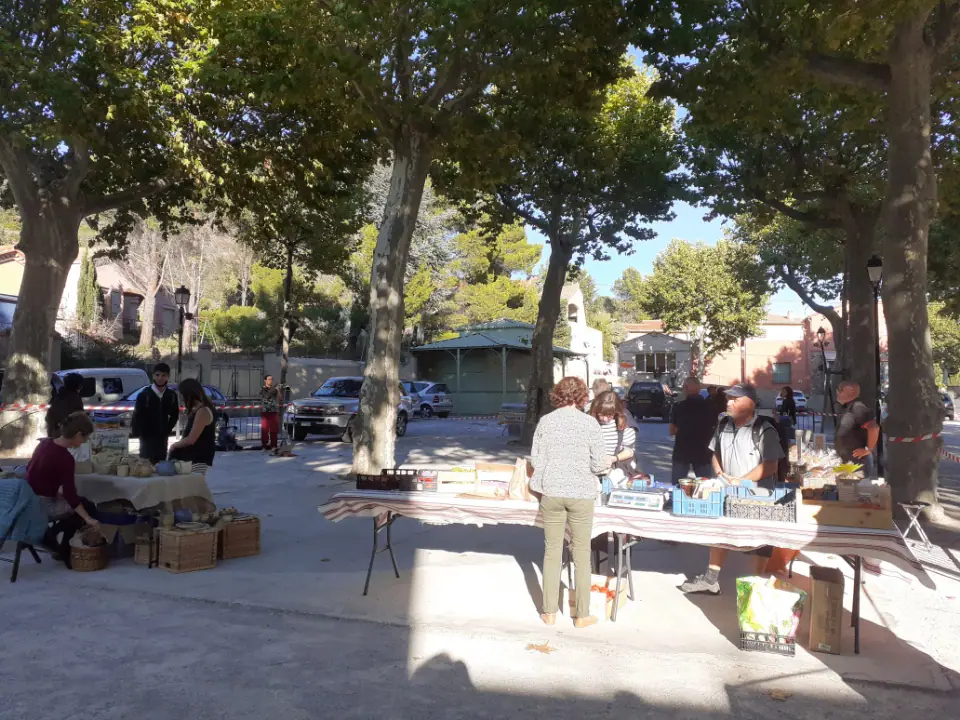 Marché de producteurs à Maury (66)