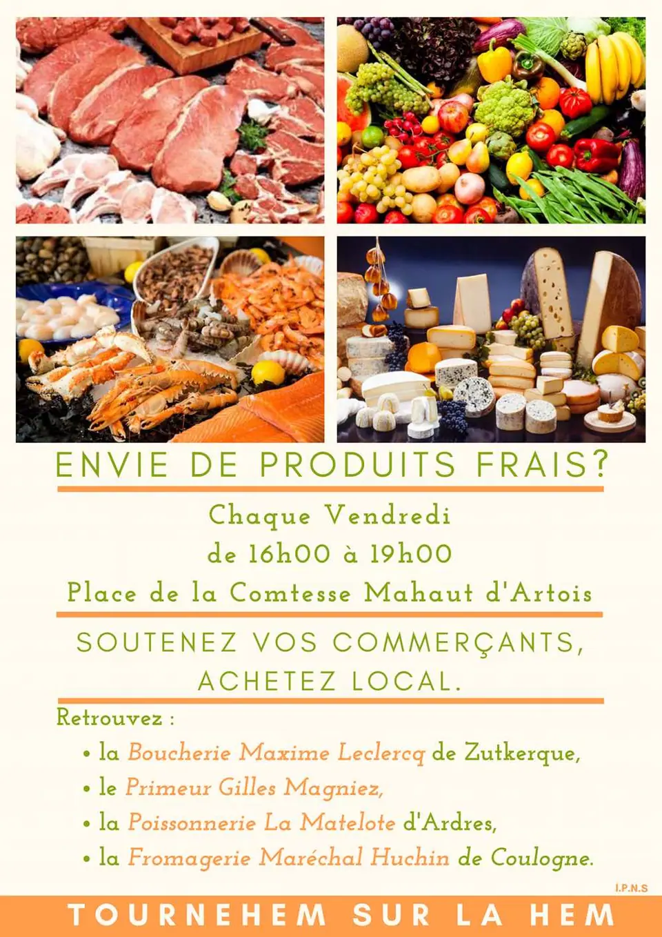 Marché du Centre à Tournehem-sur-la-Hem (62)