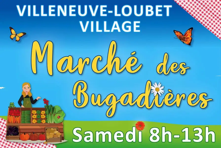 Marché des Bugadières à Villeneuve-Loubet (06)