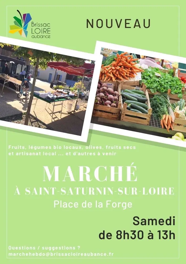 Marché du Centre à Saint Saturnin sur Loire (49)
