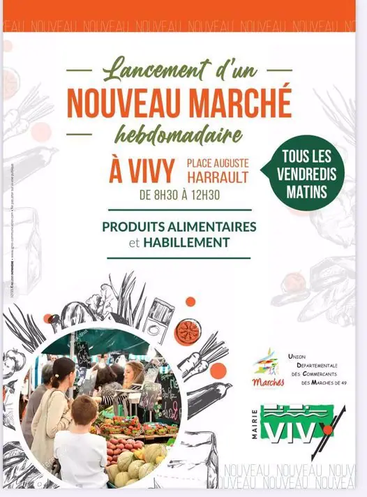 Marché du Centre à Vivy (49)