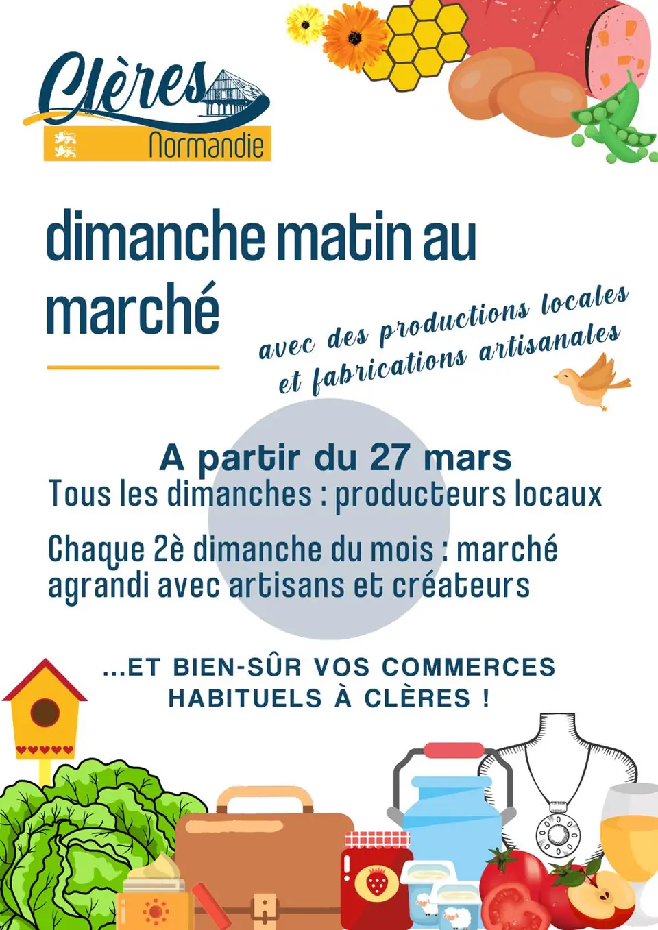 Marché des Producteurs à Clères (76)