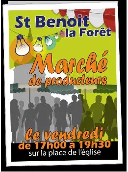 Marché des Producteurs à Saint-Benoît-la-Forêt (37)
